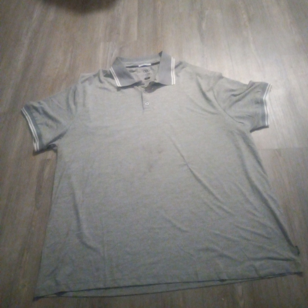 Leg3nd Golf Extreme Stretch Grey And White Shirt Size 3X Polo Shirt Casual